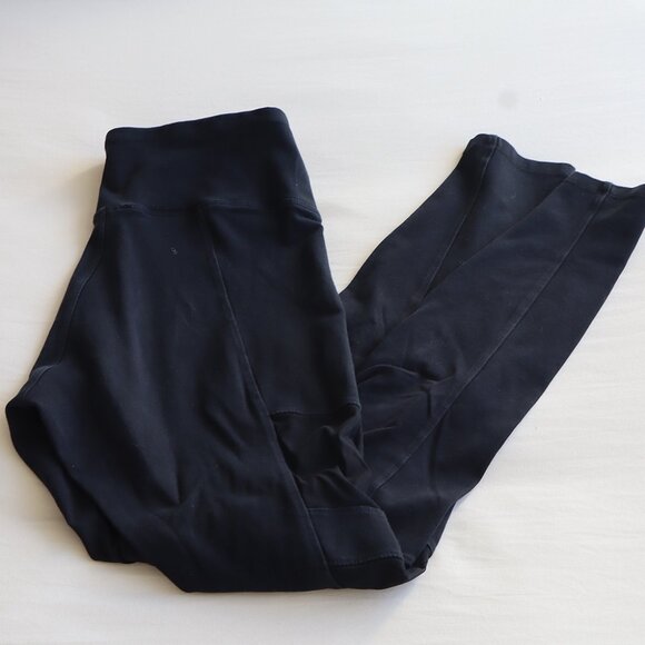 Express Black Mesh Leggings - Picture 5 of 6